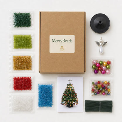 Everything inside the MerryBeads kit