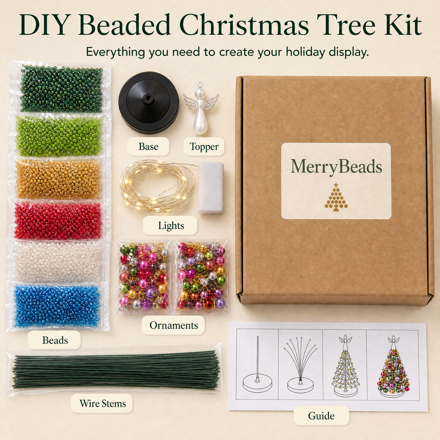 MerryBeads™ Beaded Christmas Tree Kit (Copy)